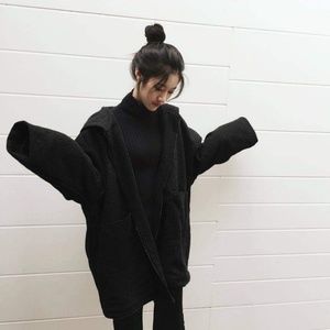 Oversized hooded jacket/coat